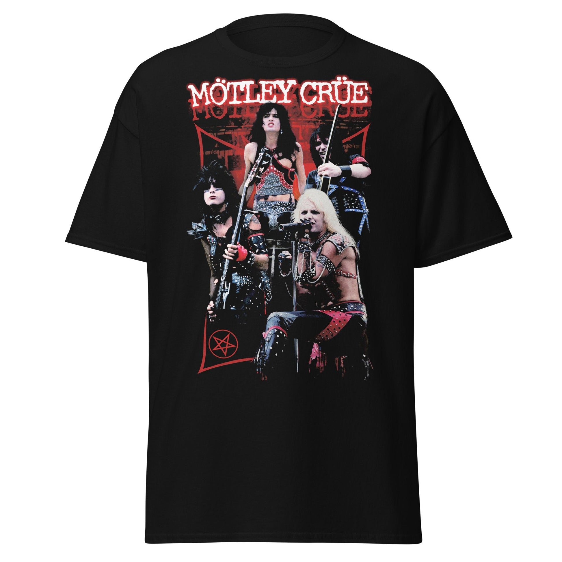 Motley Crue Motley Crue - Live Jumbo Print T-Shirt