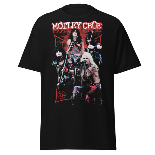 Motley Crue Motley Crue - Live Jumbo Print T-Shirt