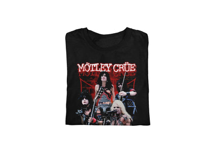 Motley Crue Motley Crue - Live Jumbo Print T-Shirt