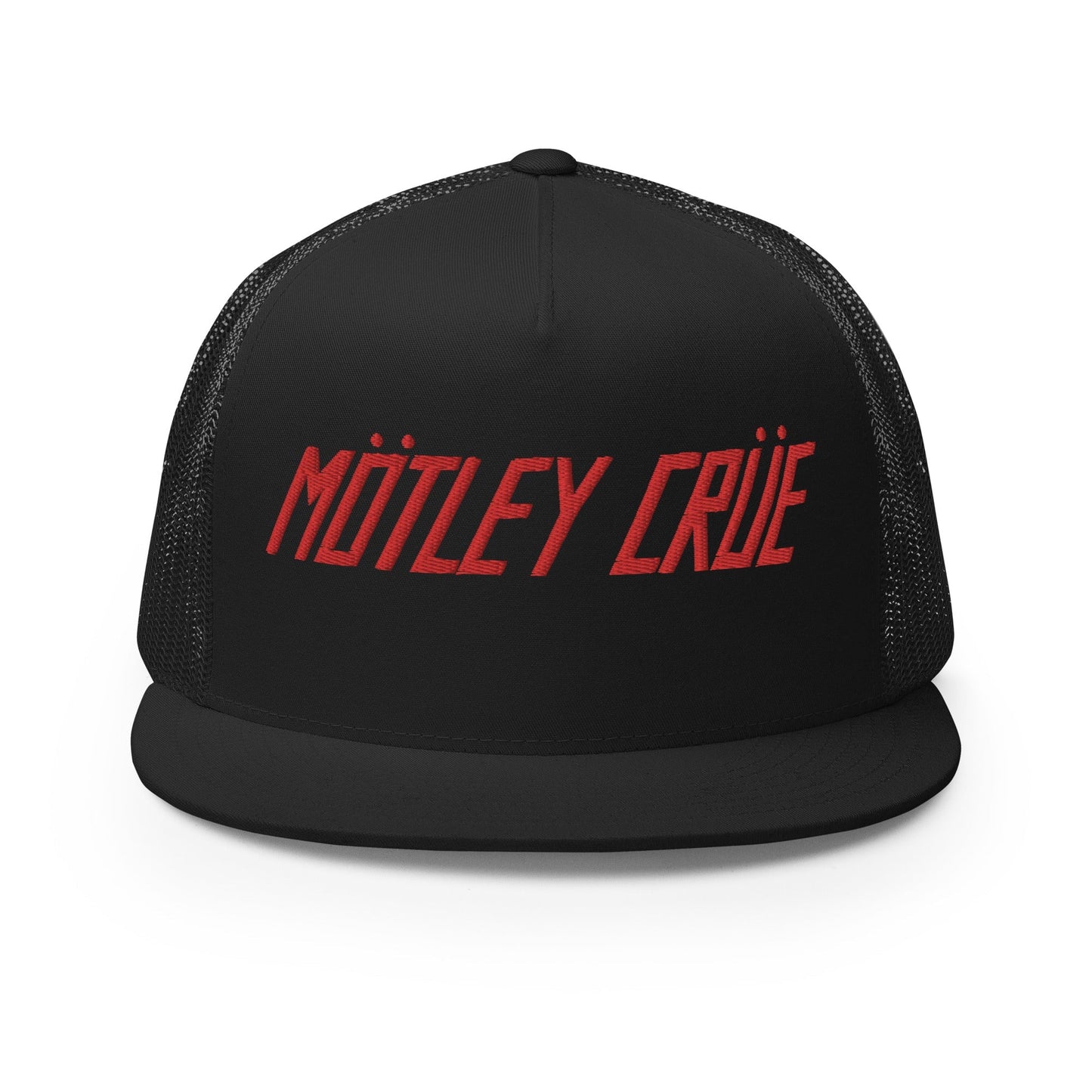 Motley Crue Motley Crue - Logo Flat Brim Trucker Hat