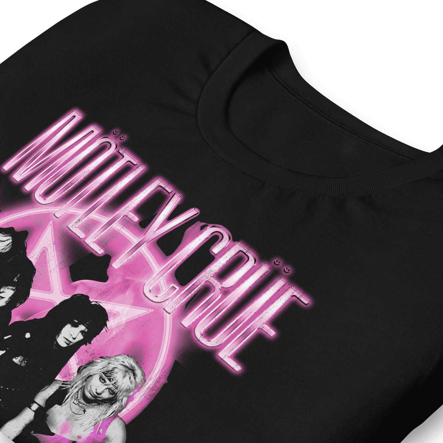 Motley Crue Motley Crue - Neon Pink T-Shirt