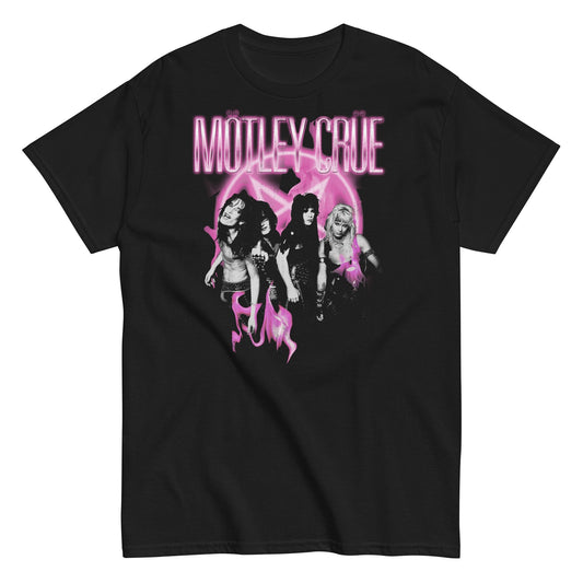 Motley Crue Motley Crue - Neon Pink T-Shirt