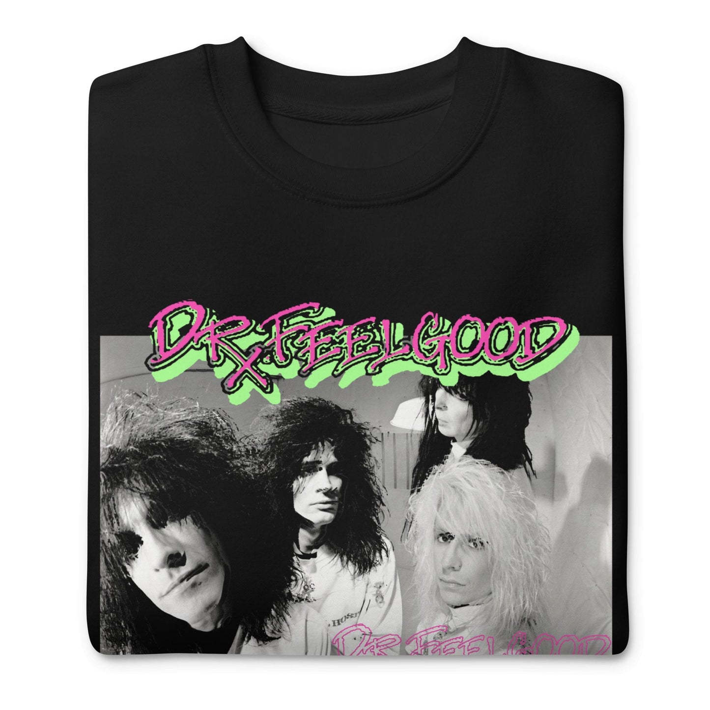 Motley Crue Motley Crue - Neon Trip Dr. Feelgood Jumbo Print Sweatshirt