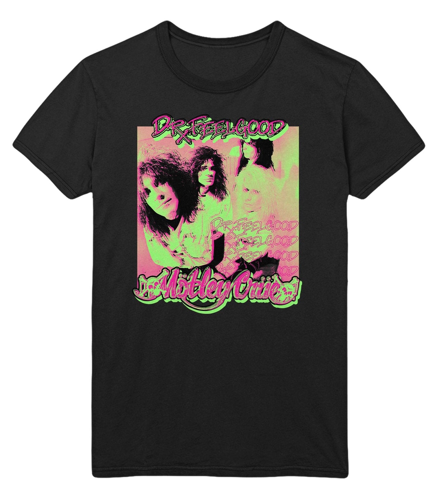 Motley Crue Motley Crue - Neon Trip Dr. Feelgood T-Shirt