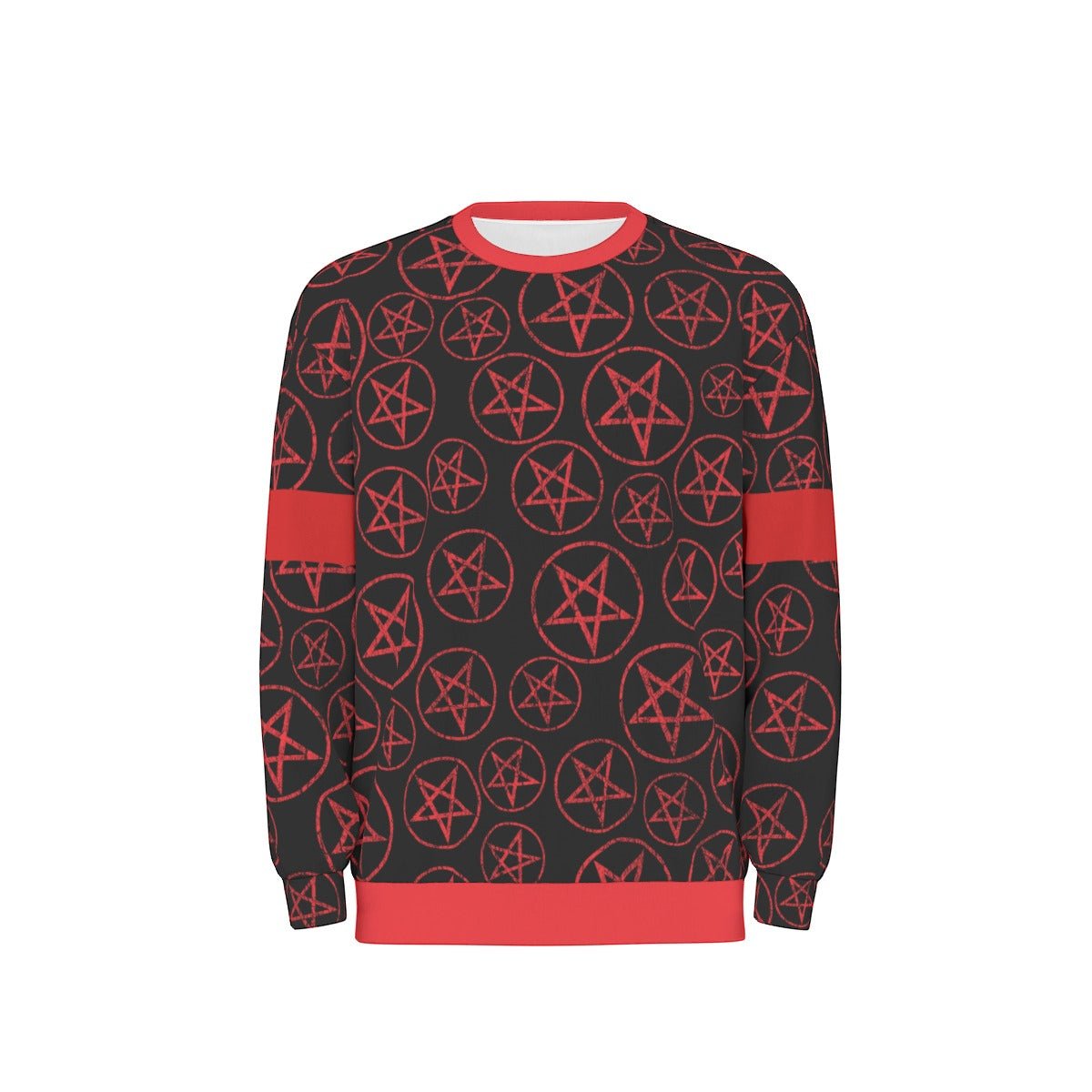 Motley Crue Motley Crue - Pentagram Drop Shoulder Sweatshirt