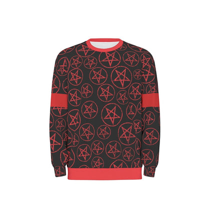 Motley Crue Motley Crue - Pentagram Drop Shoulder Sweatshirt