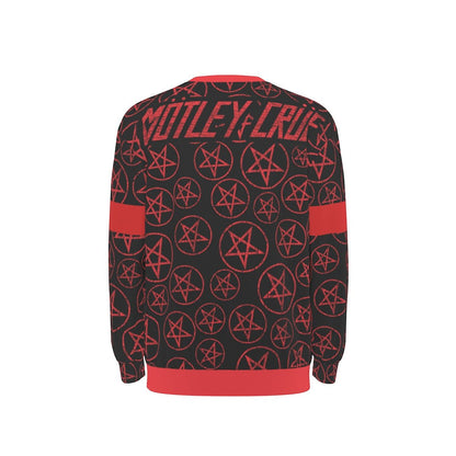 Motley Crue Motley Crue - Pentagram Drop Shoulder Sweatshirt