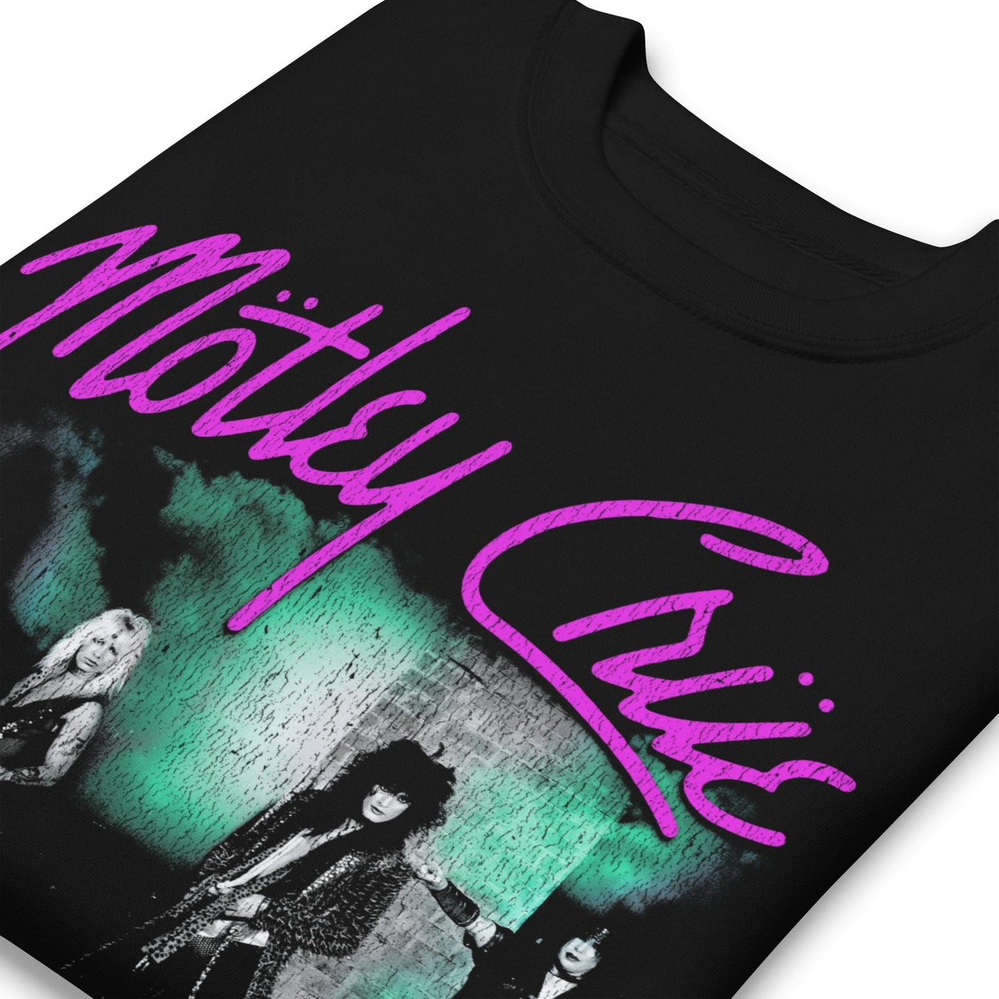 Motley Crue Motley Crue - Pink Girls Jumbo Print Sweatshirt