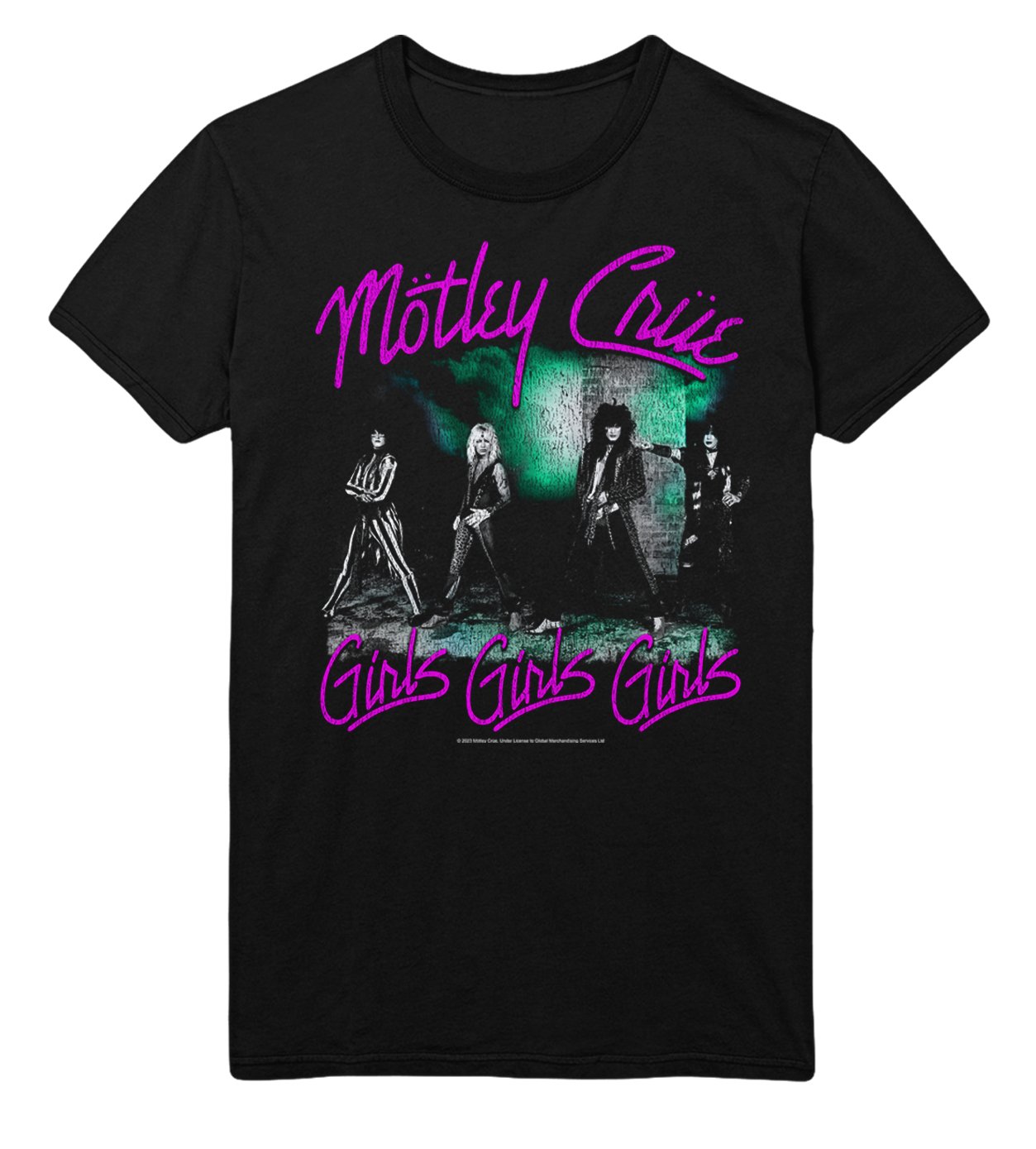 Motley Crue Motley Crue - Pink Girls T-Shirt