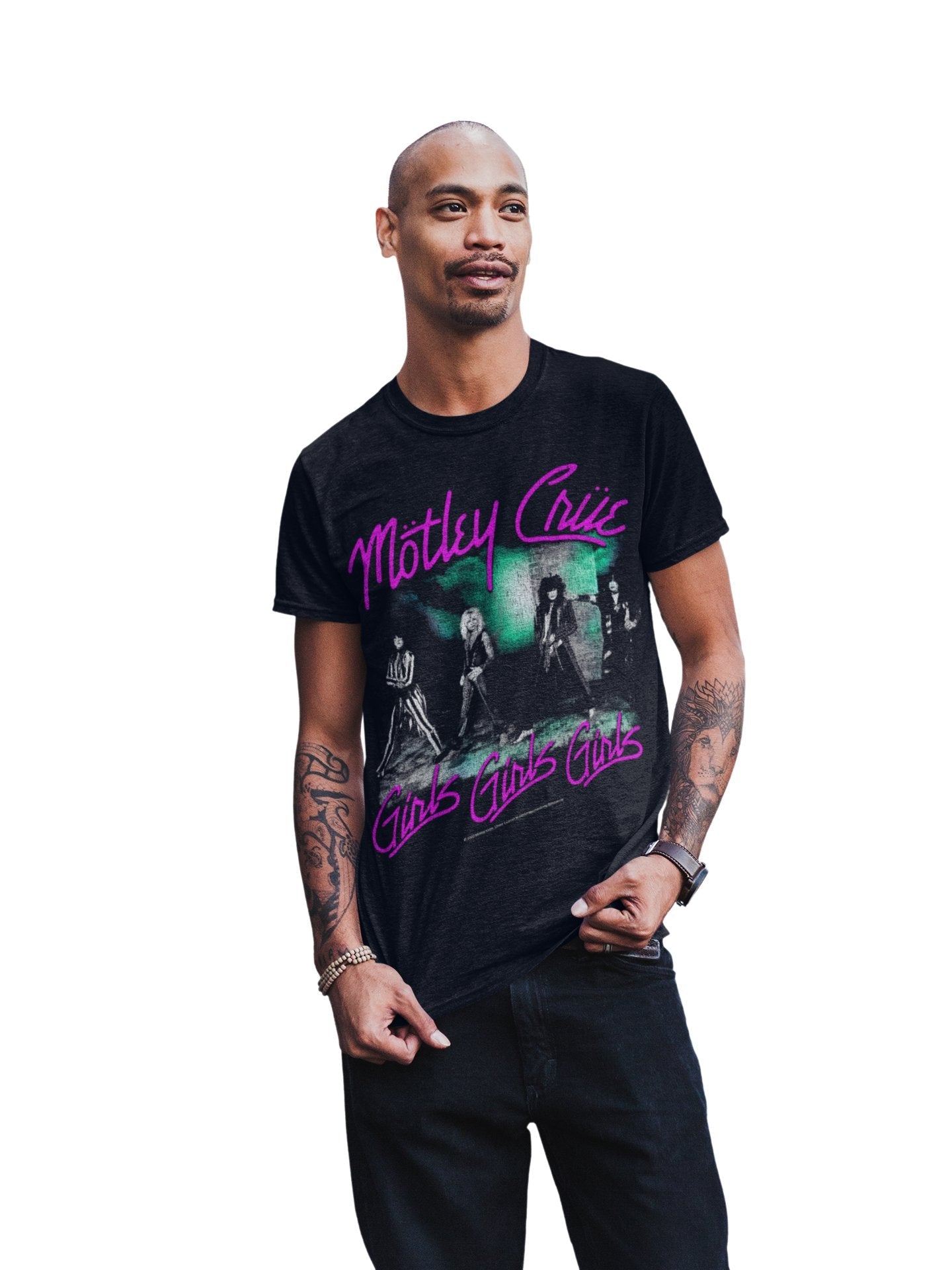 Motley Crue Motley Crue - Pink Girls T-Shirt