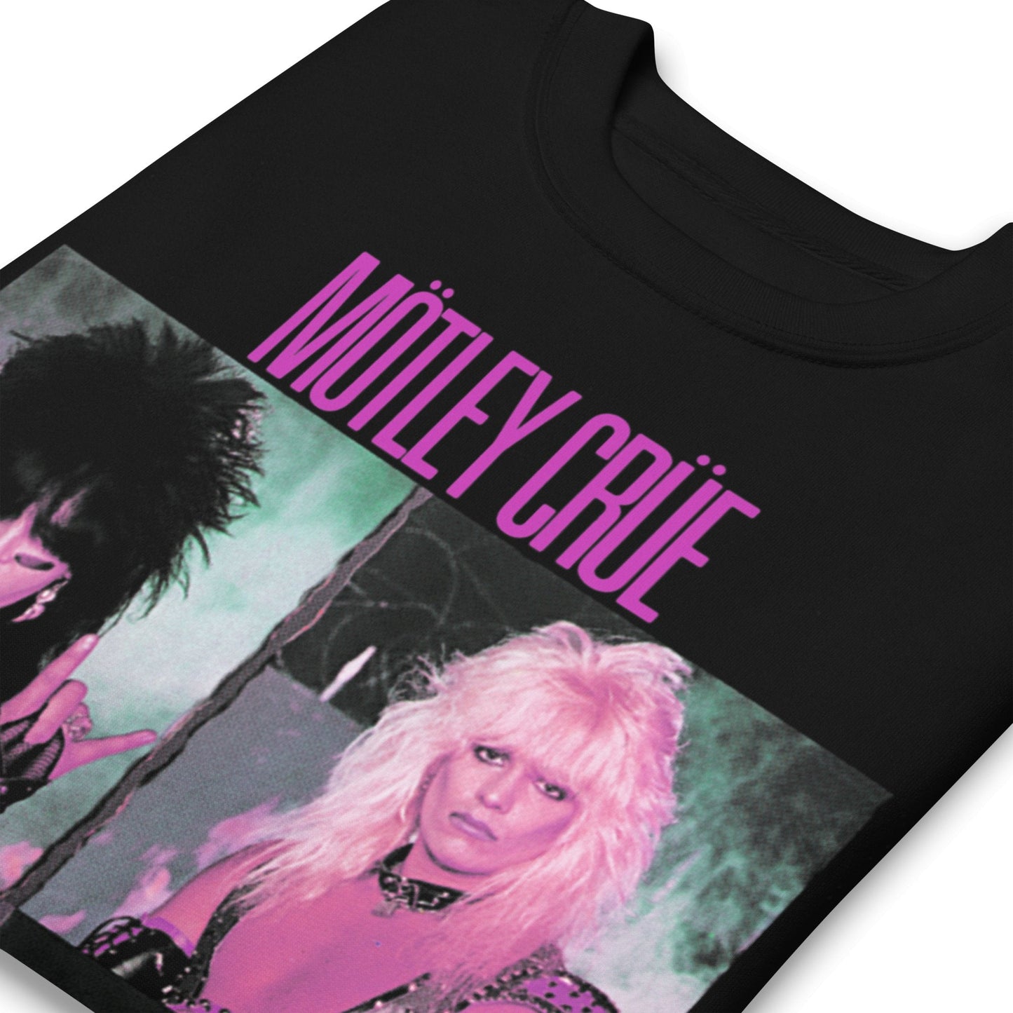 Motley Crue Motley Crue - Pink Shout Jumbo Print Sweatshirt