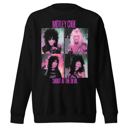 Motley Crue Motley Crue - Pink Shout Jumbo Print Sweatshirt