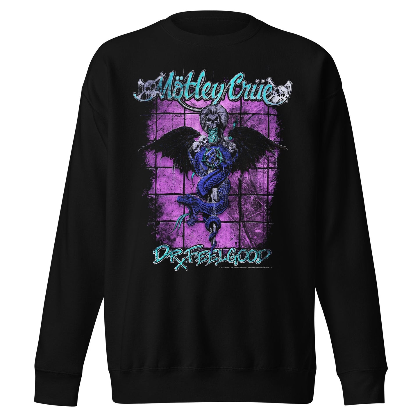 Motley Crue Motley Crue - Pop Dr. Feelgood Jumbo Print Sweatshirt
