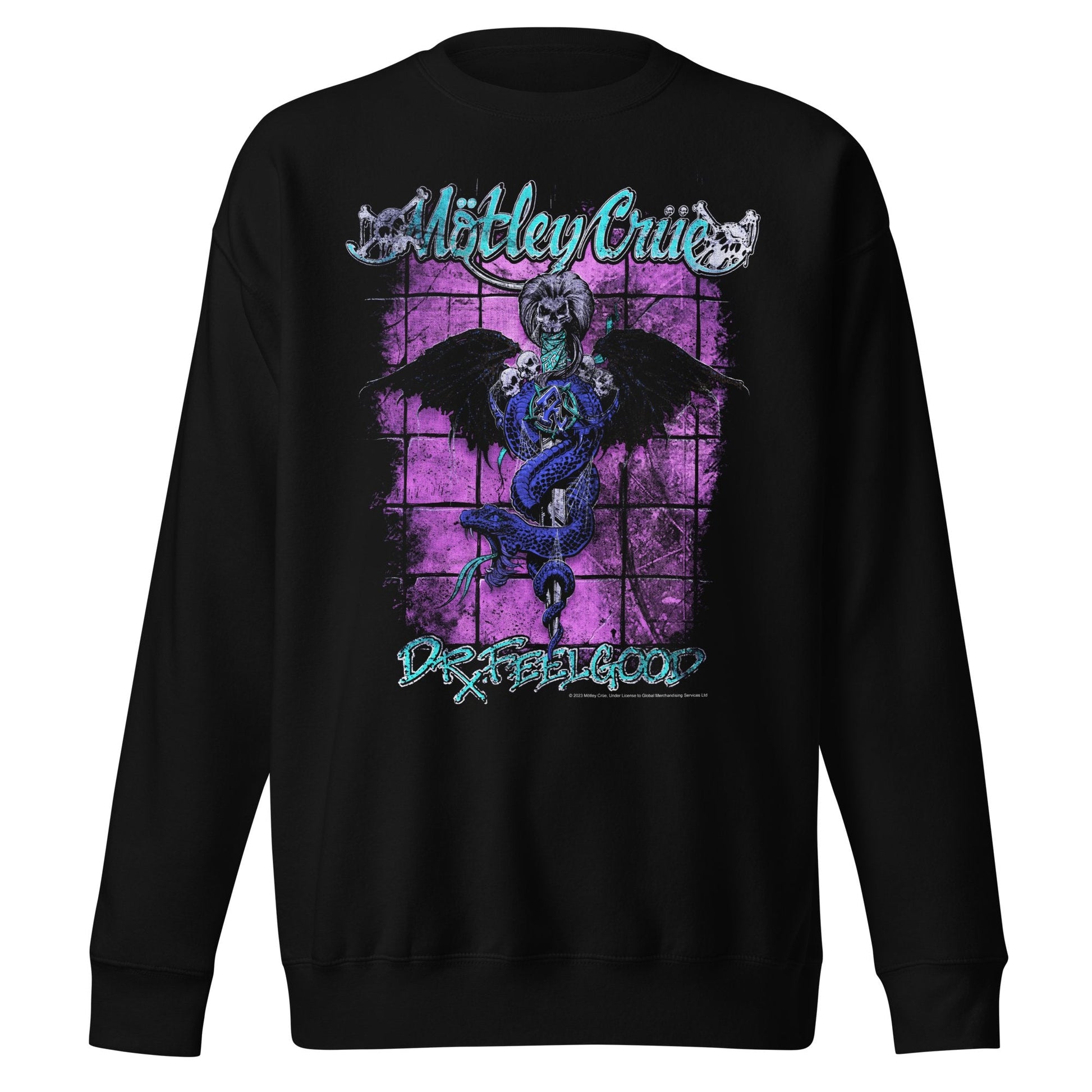 Motley Crue Motley Crue - Pop Dr. Feelgood Jumbo Print Sweatshirt