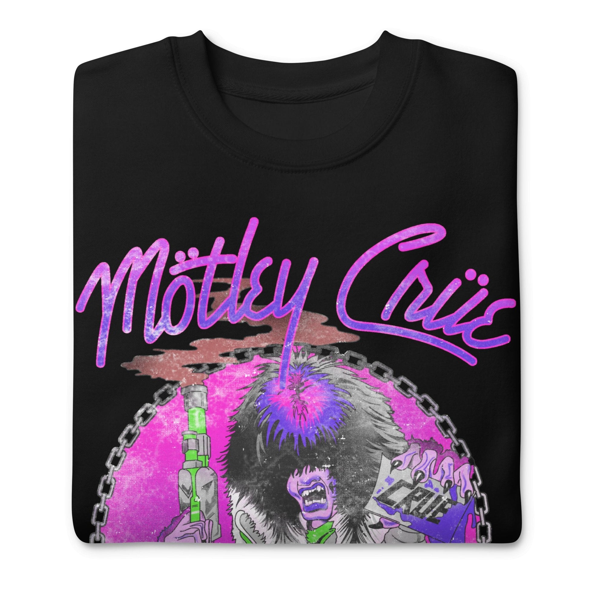 Motley Crue Motley Crue - Purple Allister Jumbo Print Sweatshirt
