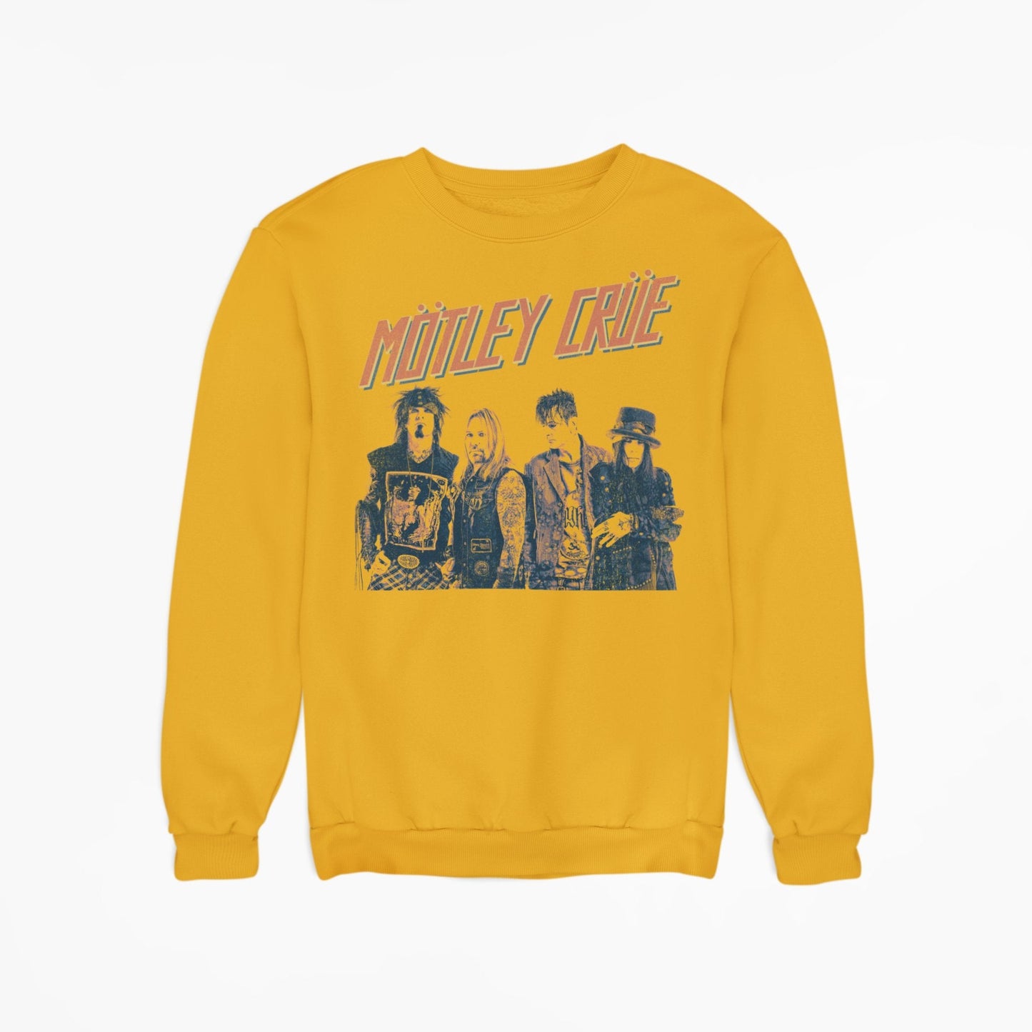 Motley Crue Motley Crue - Retro Boomin Jumbo Print Sweatshirt