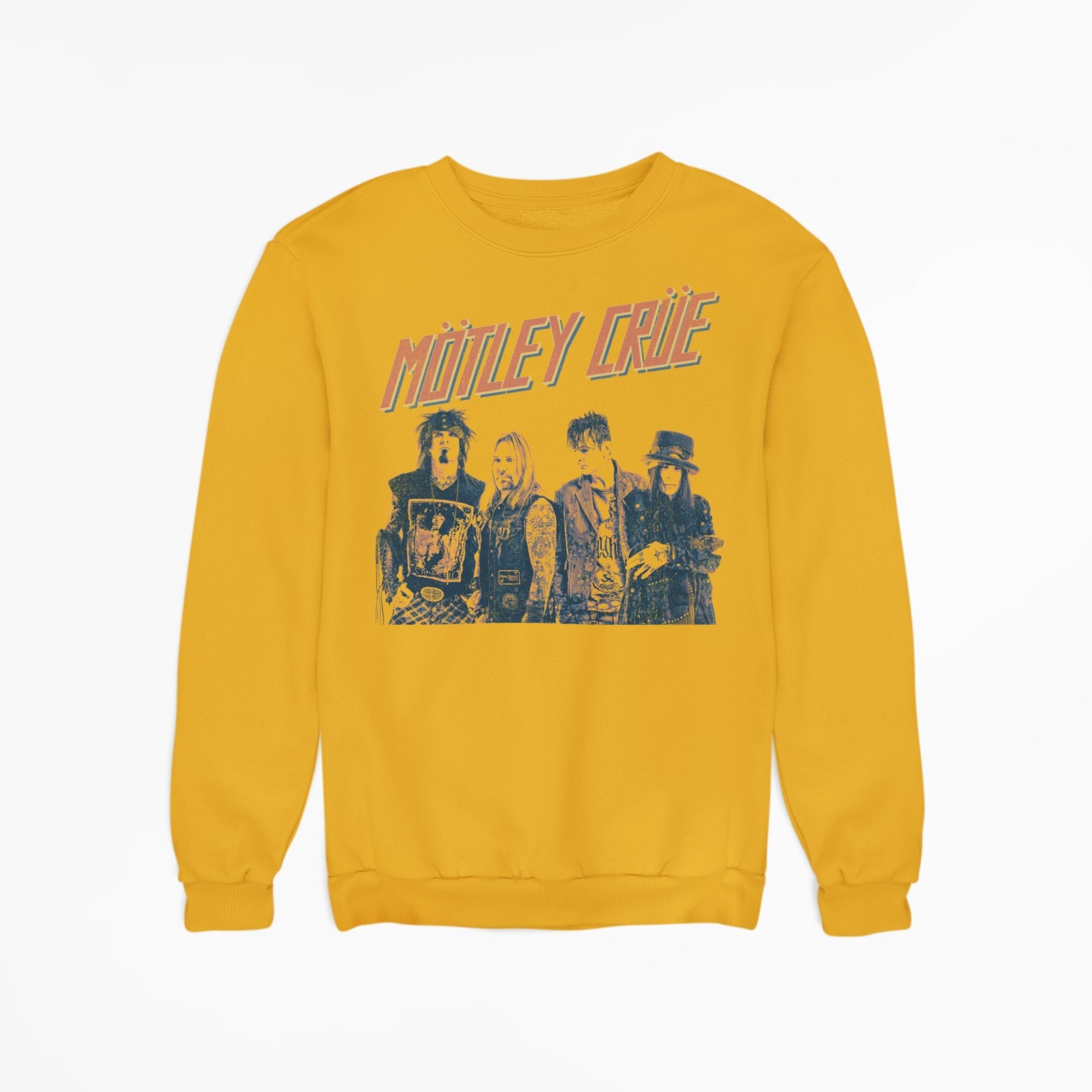 Motley Crue Motley Crue - Retro Boomin Jumbo Print Sweatshirt
