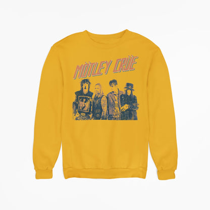 Motley Crue Motley Crue - Retro Boomin Jumbo Print Sweatshirt