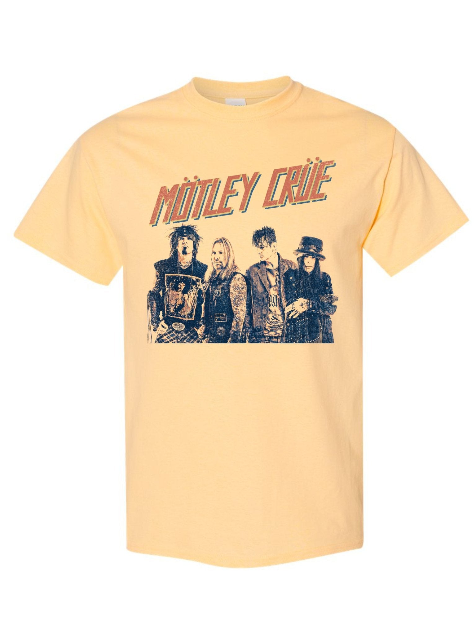 Motley Crue Motley Crue - Retro Boomin Jumbo Print T-Shirt