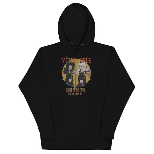 Motley Crue Motley Crue - Shout 83/84 Tour Classic Hoodie