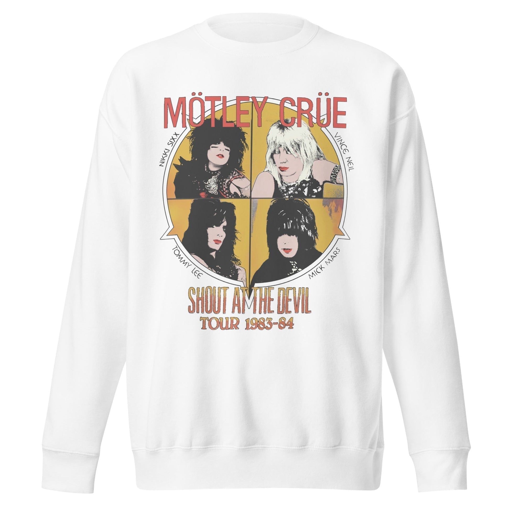 Motley Crue Motley Crue - Shout 83/84 Tour Jumbo Print Sweatshirt