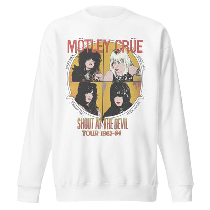 Motley Crue Motley Crue - Shout 83/84 Tour Jumbo Print Sweatshirt