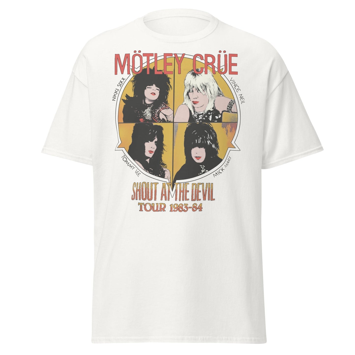 Motley Crue Motley Crue - Shout 83/84 Tour Jumbo Print T-Shirt