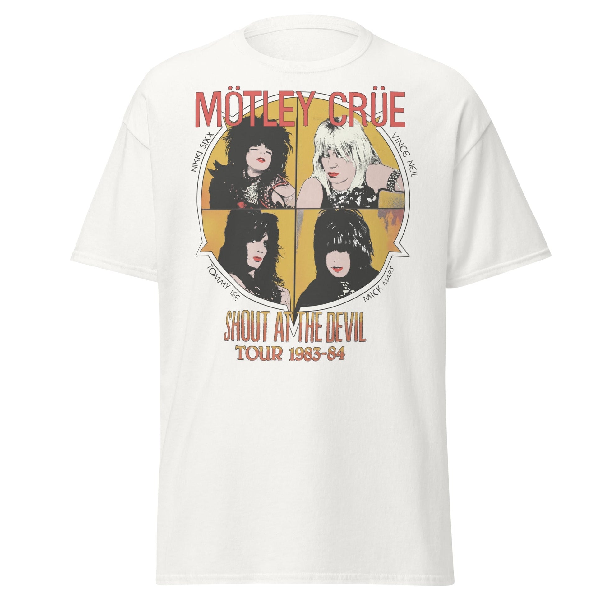Motley Crue Motley Crue - Shout 83/84 Tour Jumbo Print T-Shirt