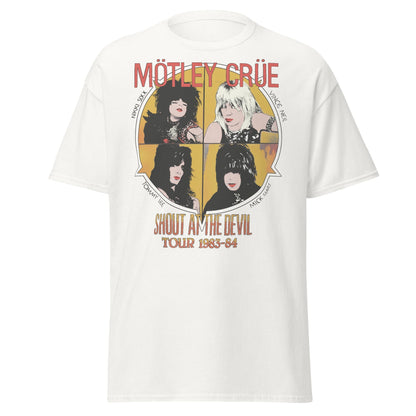 Motley Crue Motley Crue - Shout 83/84 Tour Jumbo Print T-Shirt