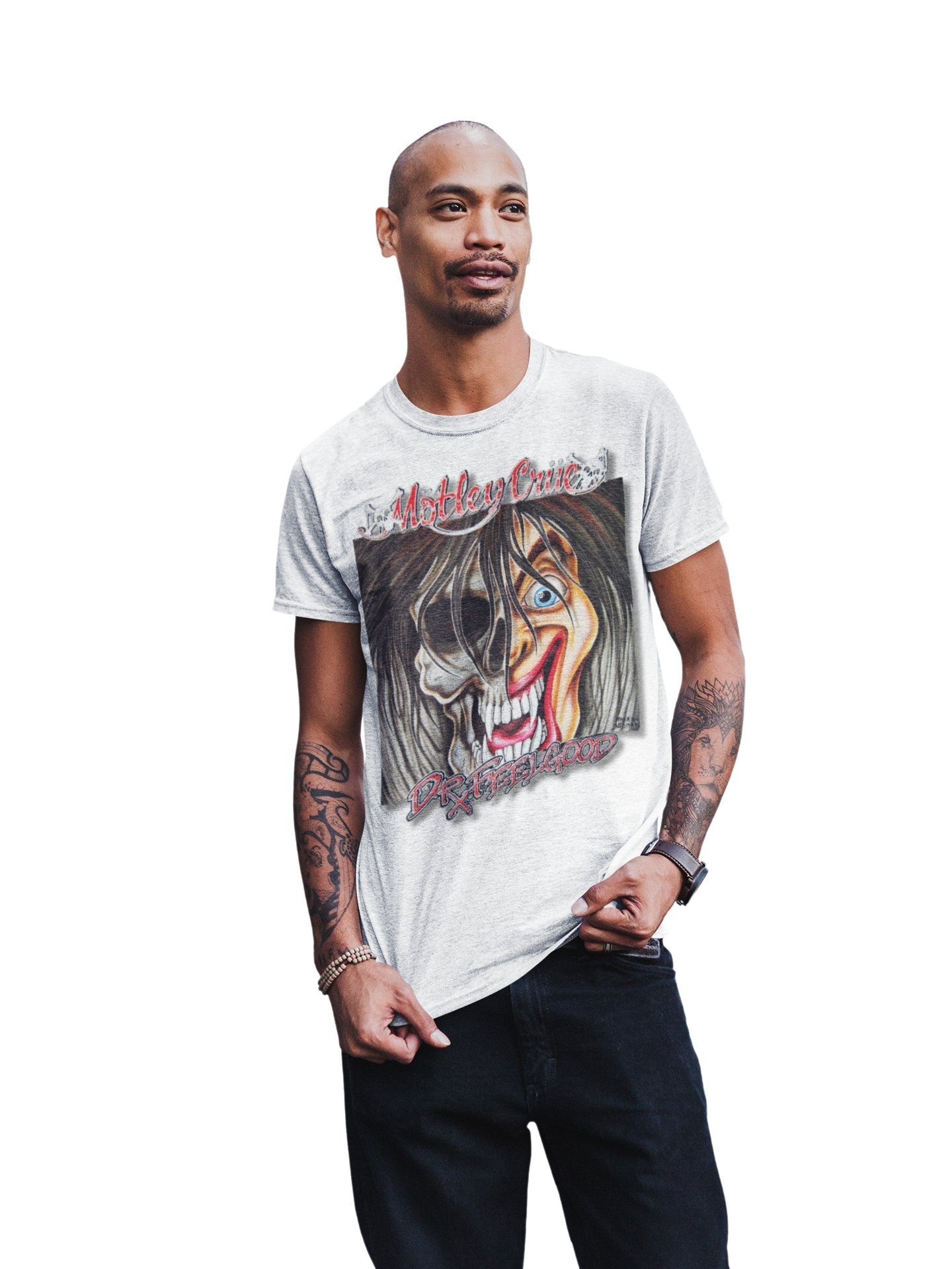 Motley Crue Motley Crue - Vintage Dr. Feelgood Jumbo Print T-Shirt