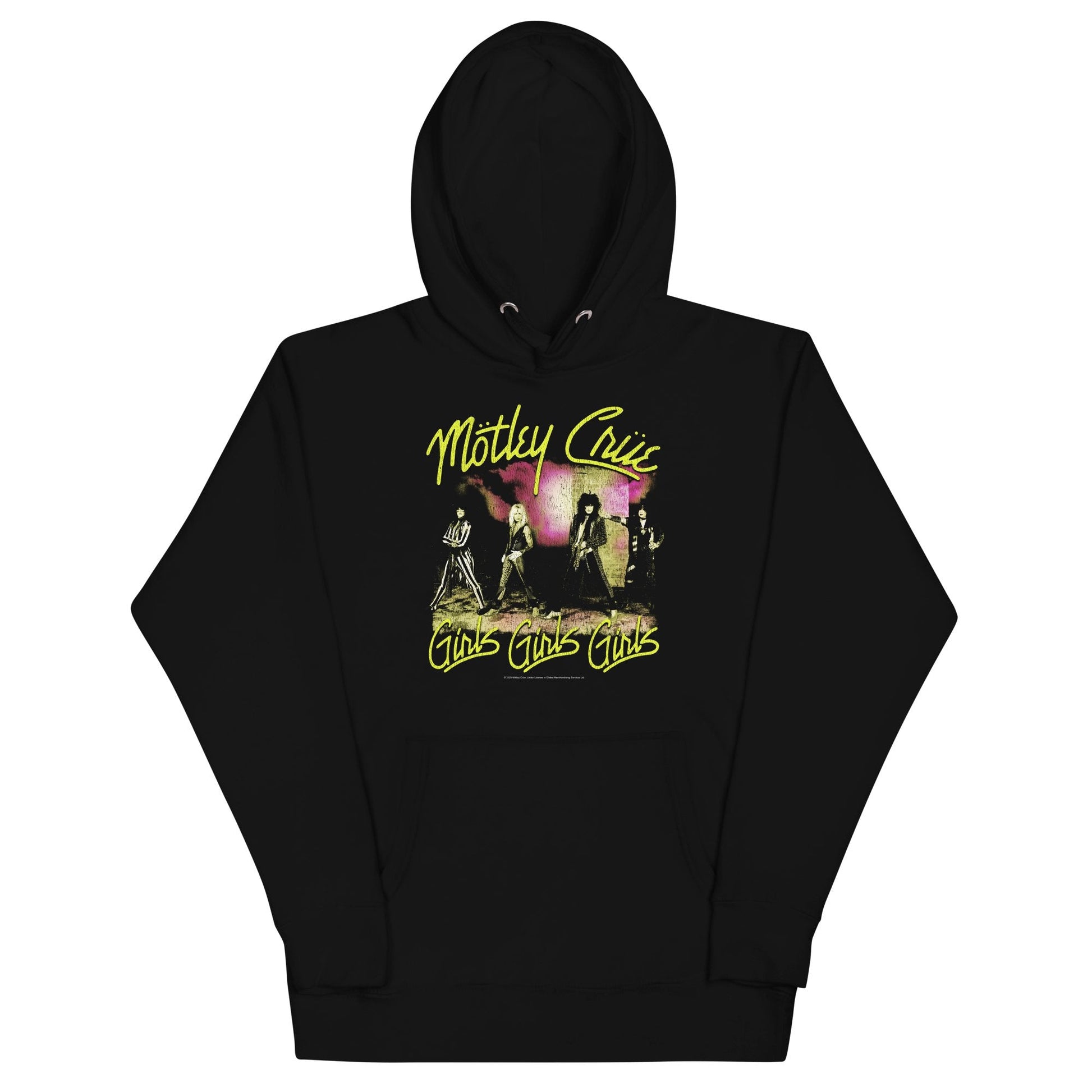 Motley Crue Motley Crue - Yellow Girls Classic Hoodie