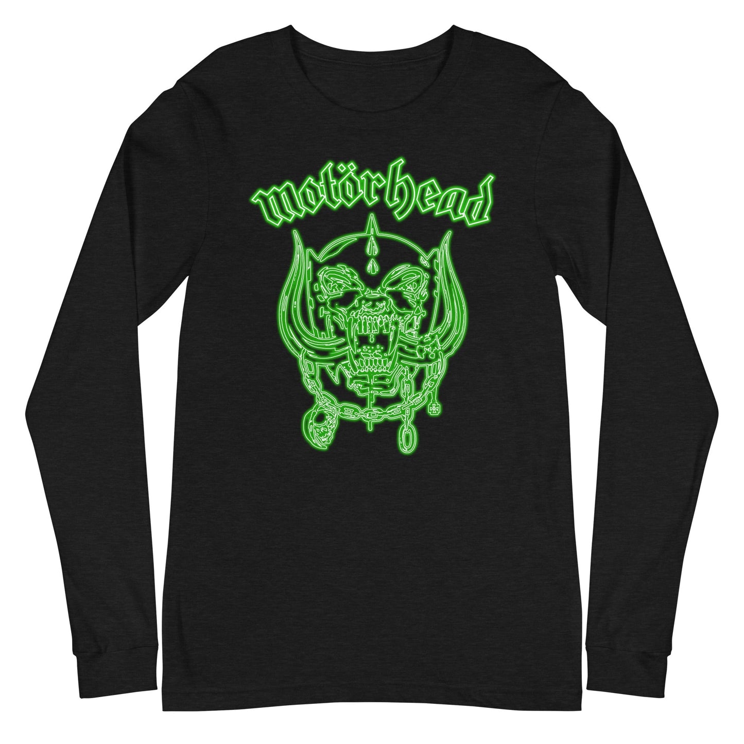 Motorhead Motorhead - Neon Green Warpig Long Sleeve T-Shirt