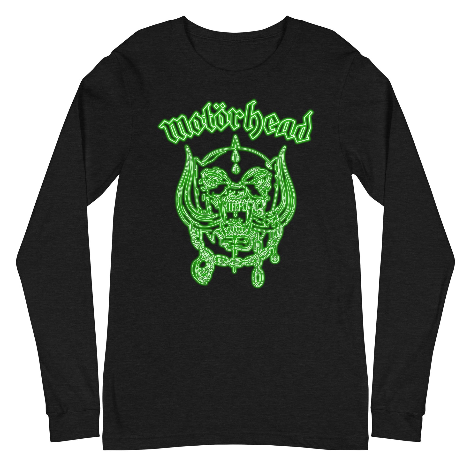 Motorhead Motorhead - Neon Green Warpig Long Sleeve T-Shirt