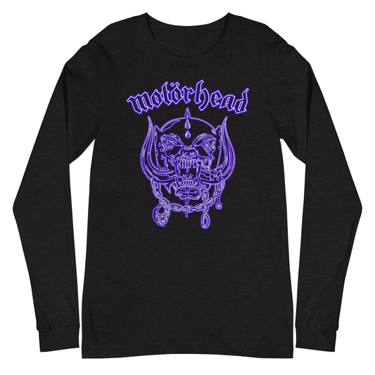 Motorhead Motorhead - Neon Blue Warpig Long Sleeve T-Shirt