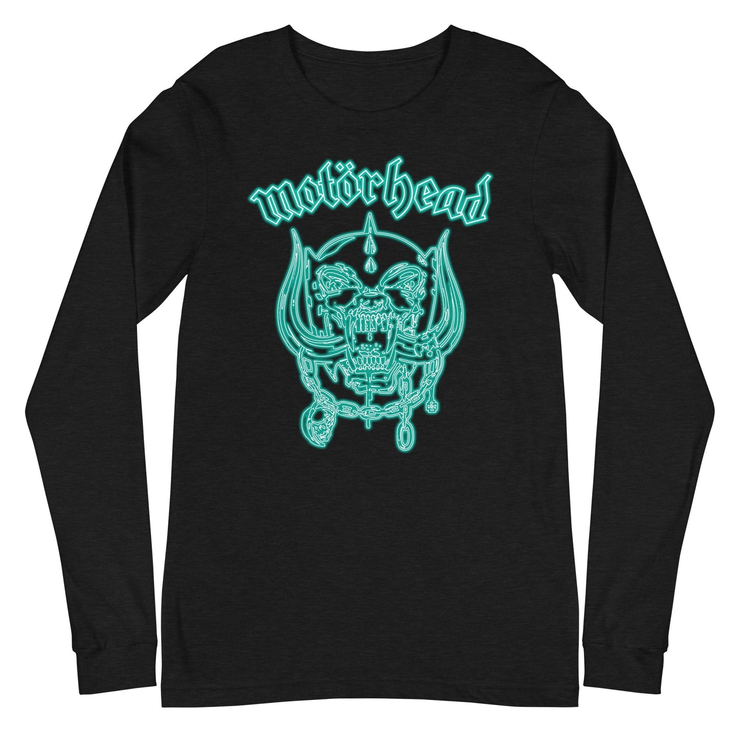Motorhead Motorhead - Neon Teal Warpig Long Sleeve T-Shirt