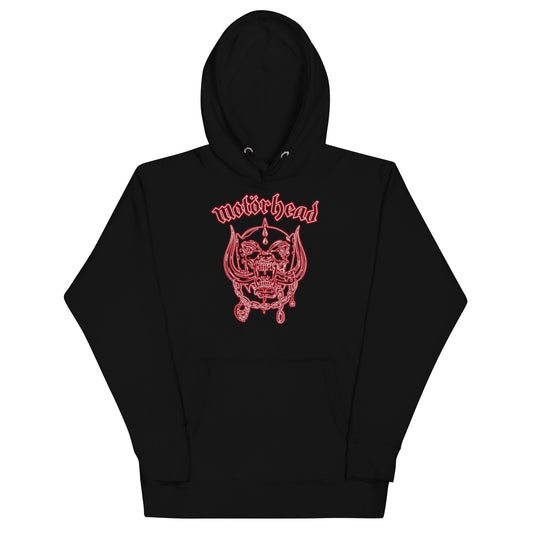 Motorhead Motorhead - Neon Red Warpig Hoodie