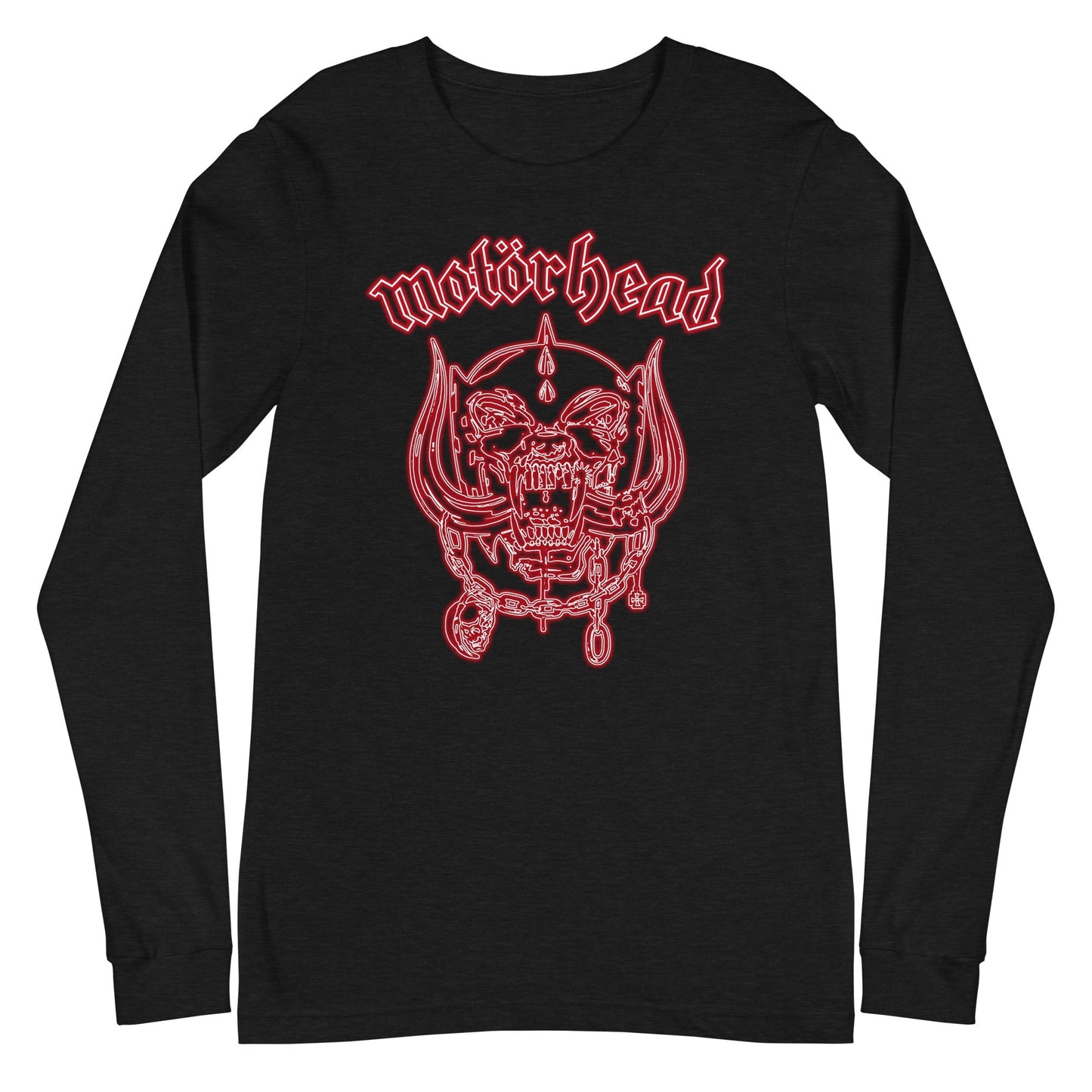 Motorhead Motorhead - Neon Red Warpig Long Sleeve T-Shirt