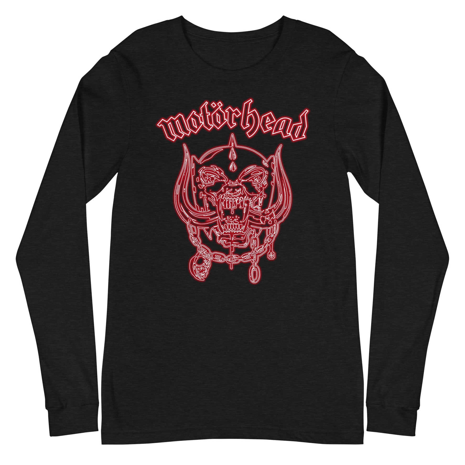 Motorhead Motorhead - Neon Red Warpig Long Sleeve T-Shirt