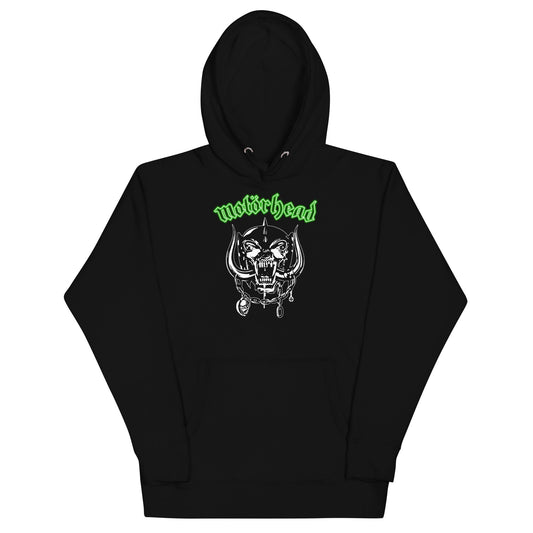 Motorhead Motorhead - Green Logo Hoodie