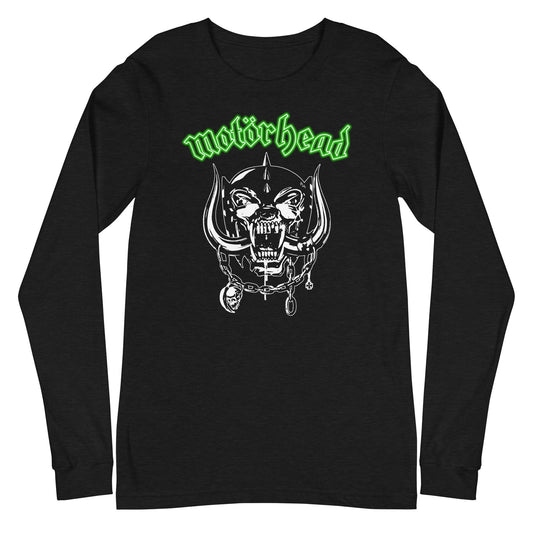 Motorhead Motorhead - Green Logo Long Sleeve T-Shirt