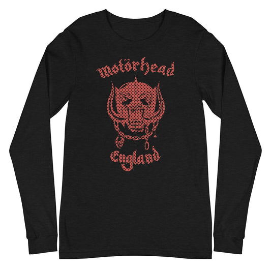 Motorhead Motorhead - Checkered Warpig Long Sleeve T-Shirt