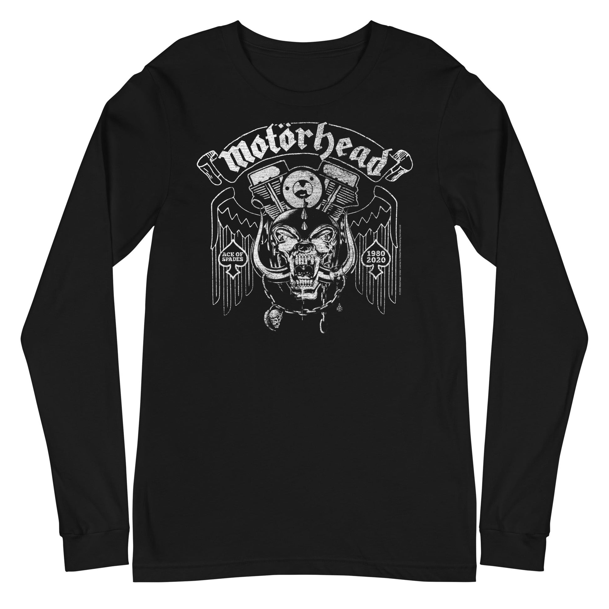 Motorhead Motorhead - 40 Aces Long Sleeve T-Shirt