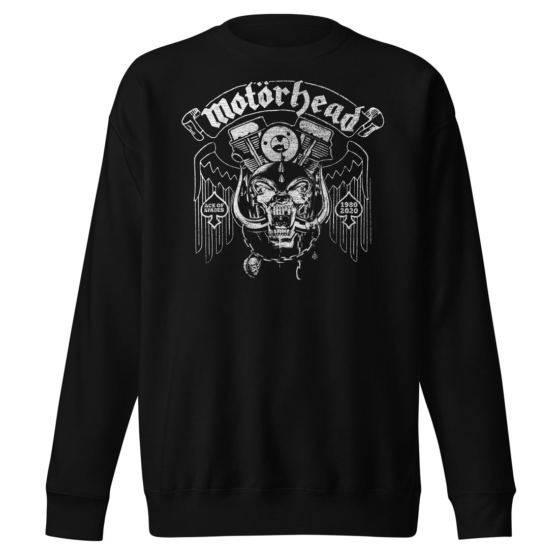 Motorhead - 40 Aces Sweatshirt MOTO1040S | Rockabilia Merch Store