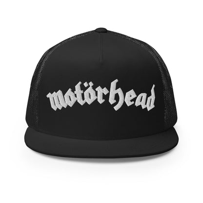 Motorhead Motorhead - Logo Flat Brim Trucker Hat