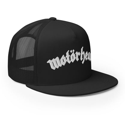 Motorhead Motorhead - Logo Flat Brim Trucker Hat