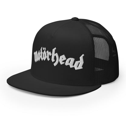 Motorhead Motorhead - Logo Flat Brim Trucker Hat