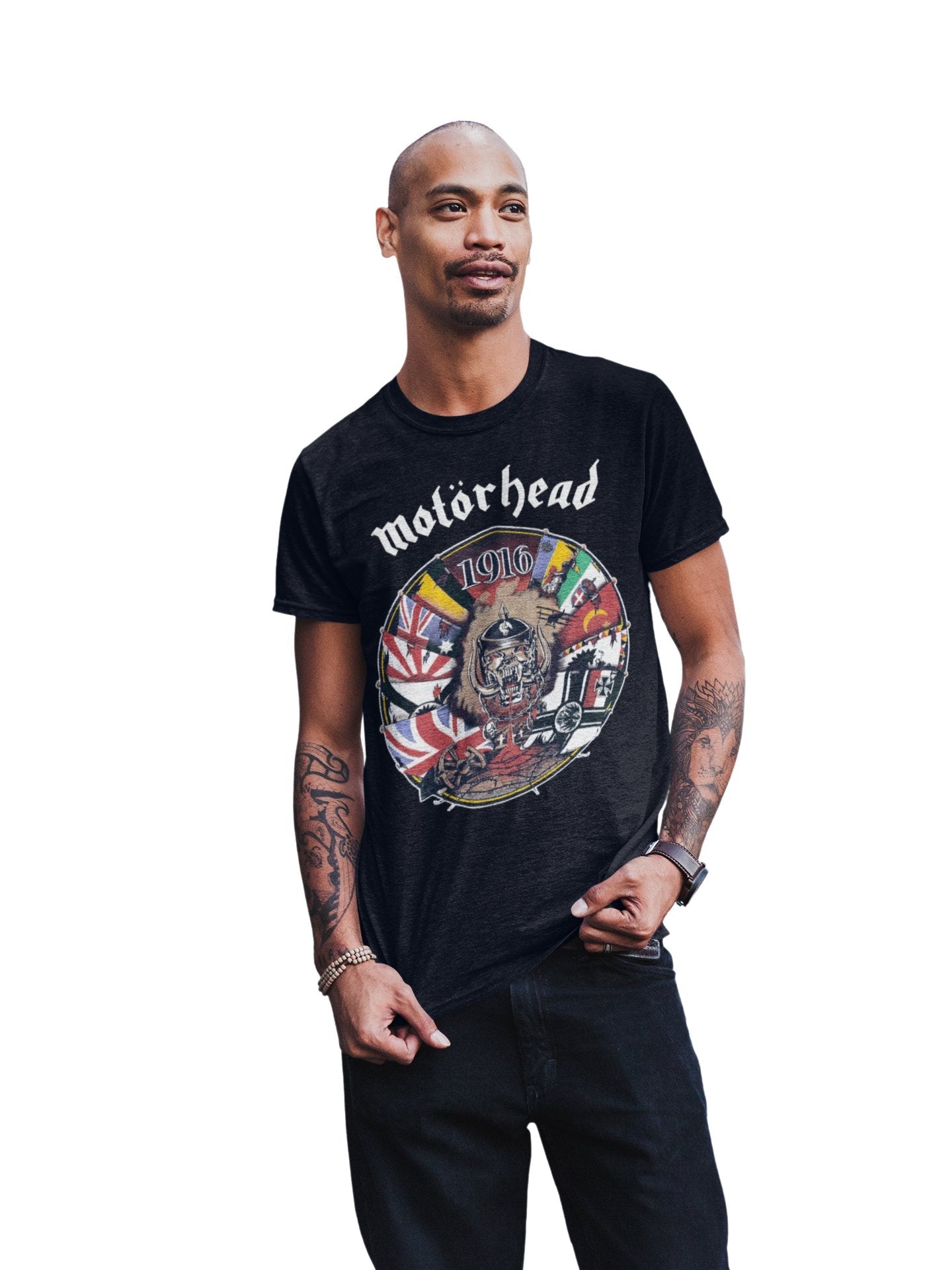 Motorhead Motorhead - Vintage 1916 Jumbo Print T-Shirt