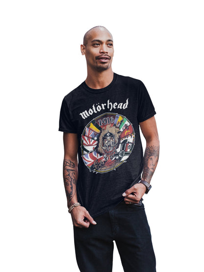 Motorhead Motorhead - Vintage 1916 Jumbo Print T-Shirt
