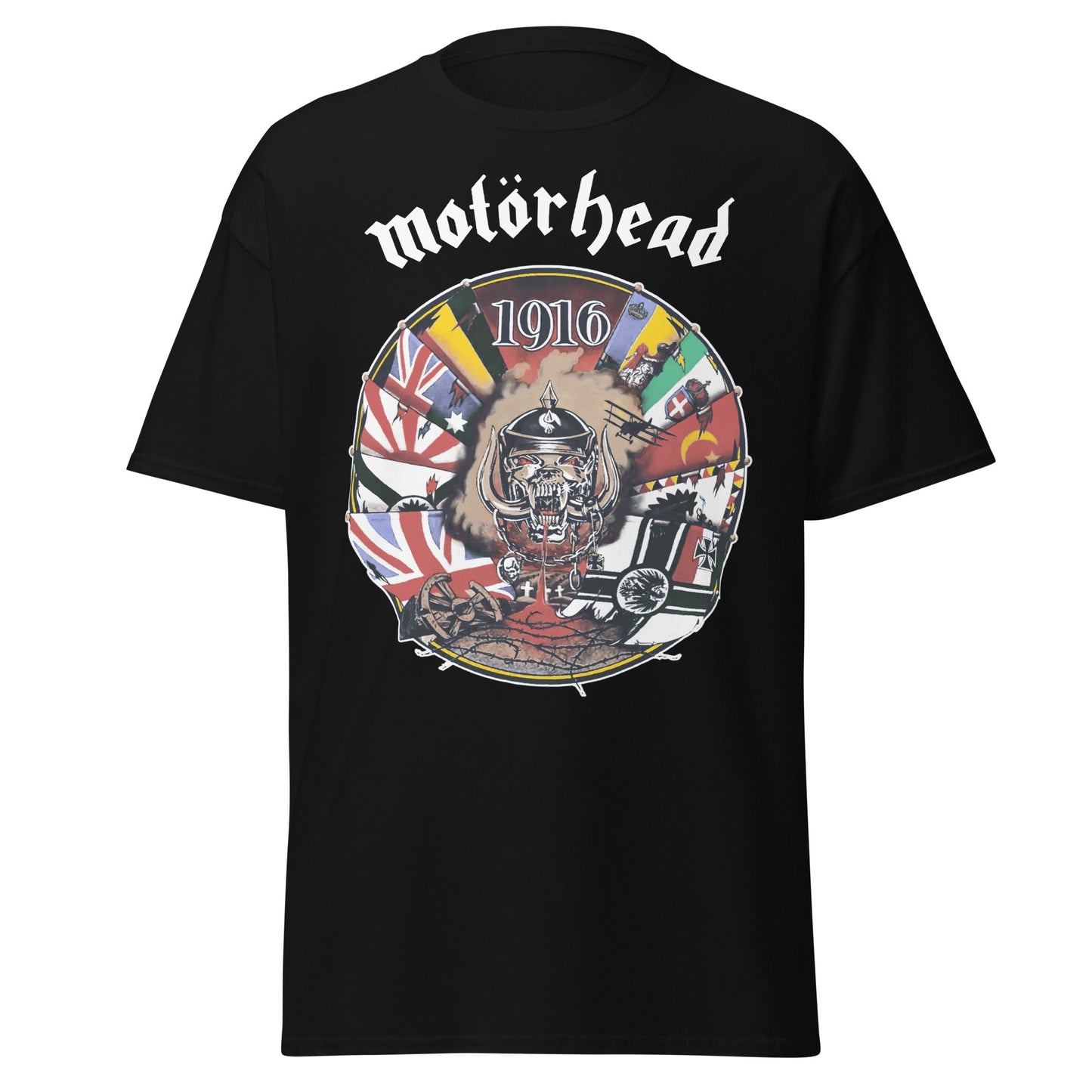 Motorhead Motorhead - Vintage 1916 Jumbo Print T-Shirt