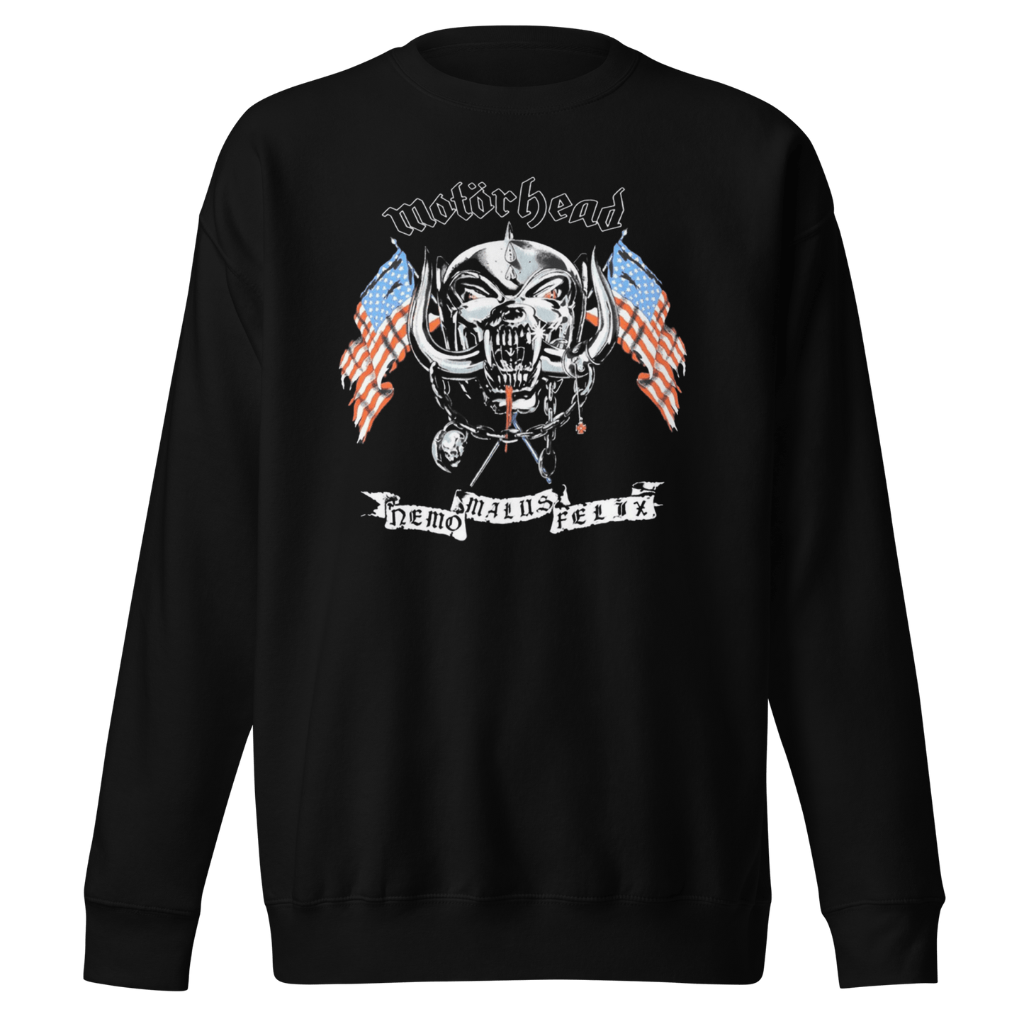 Motorhead Motorhead - Vintage 1992 Nemo Malus Felix Jumbo Print Sweatshirt